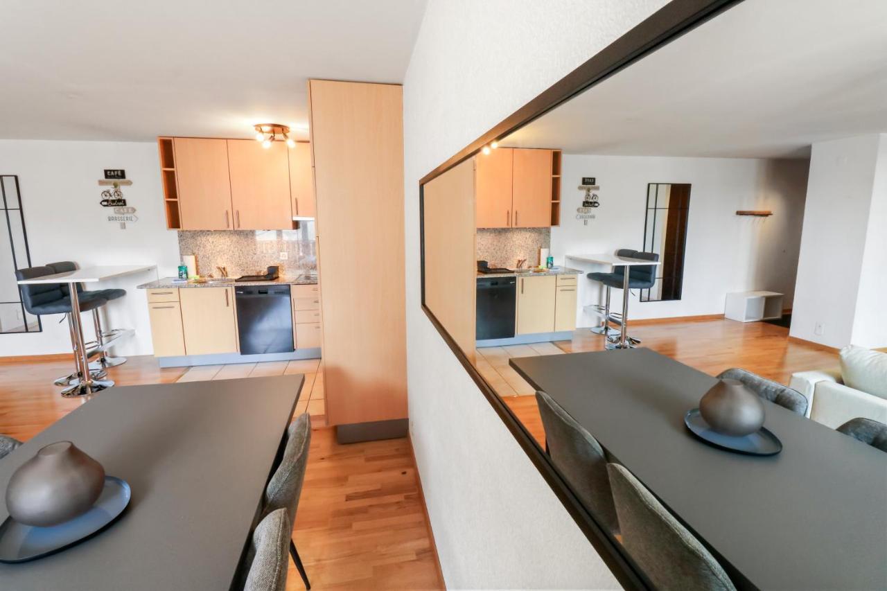 Logement Chaleureux Au Coeur De La Station Кран-Монтана Экстерьер фото